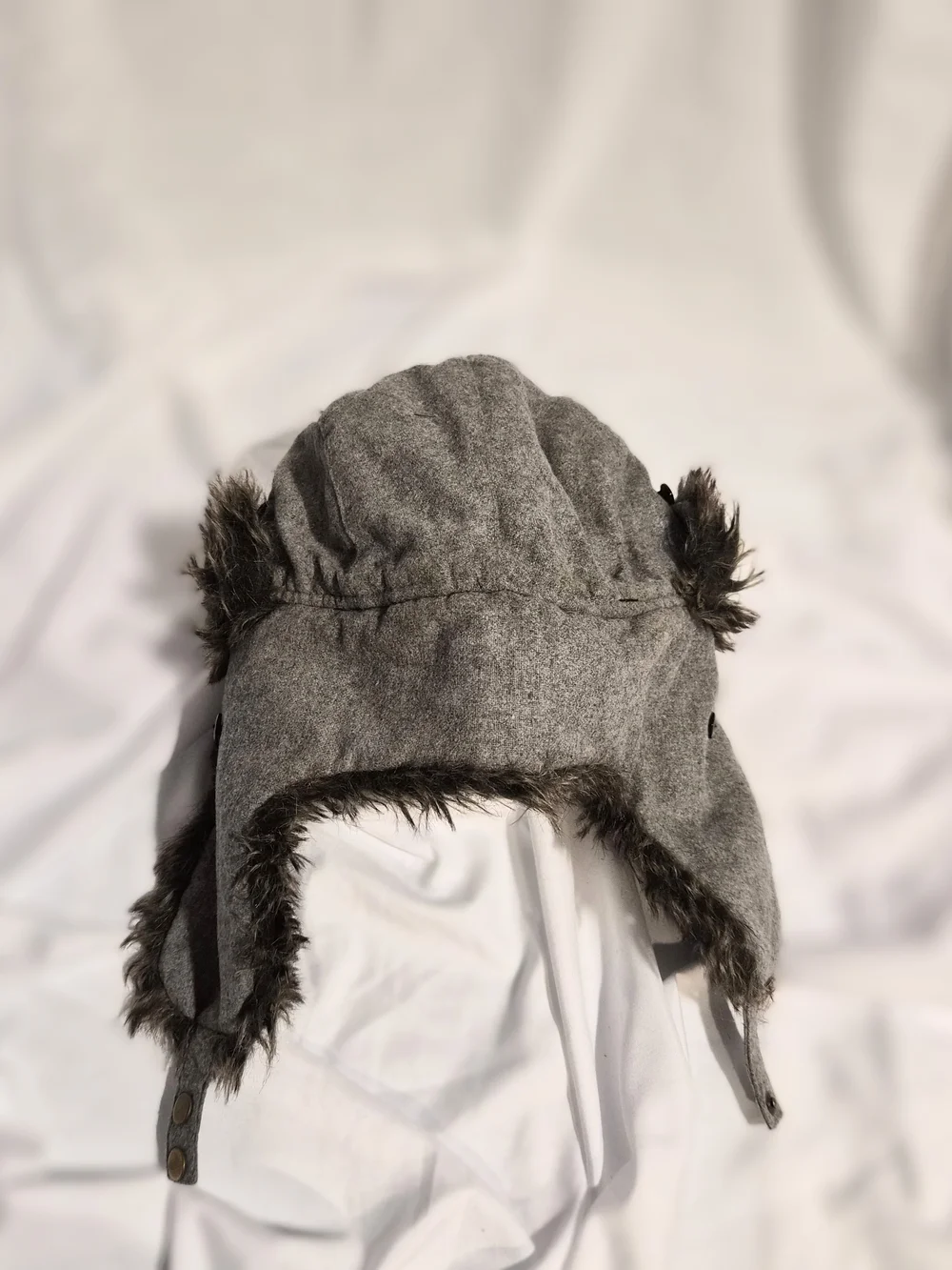 Scala Classico Grey Faux Fur Trapper Hat‎ - OS